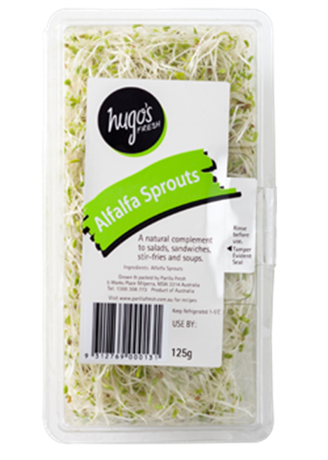 Picture of HUGO'S ALFALFA SPROUTS 125g