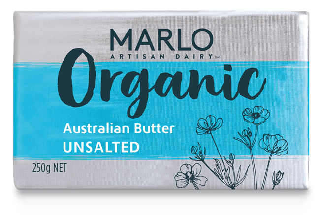 Picture of MARLO ORGANIC UNSALTED BUTTER 250G