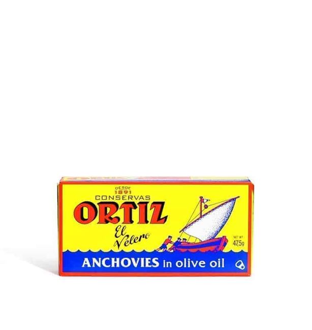 Picture of ORTIZ ANCHOVIES OLIVE OIL 47.5g